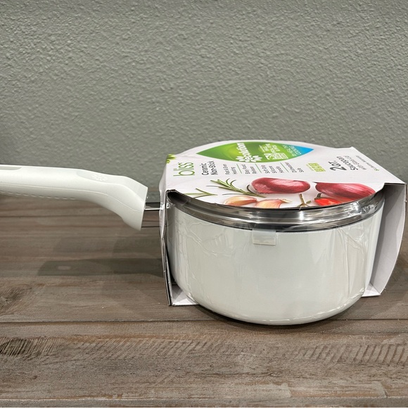 Brand New RARE SET of 3 BLISS CERAMIC Non-Stick Cookware - Picture 6 of 9